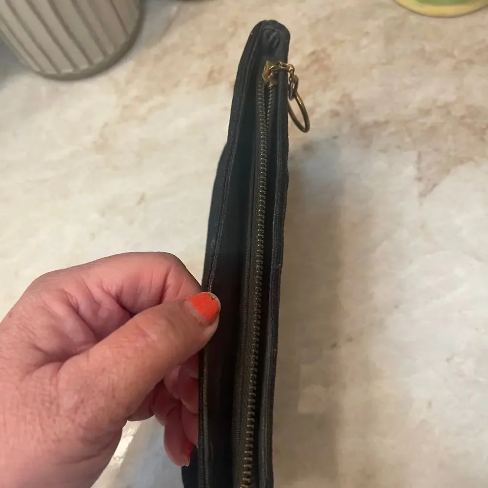 Vintage Cordecraft art deco cocktail bag clutch black
